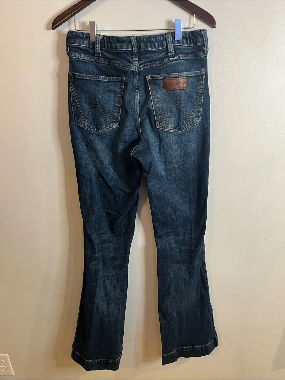 Wrangler Dark Blue Flare Jeans